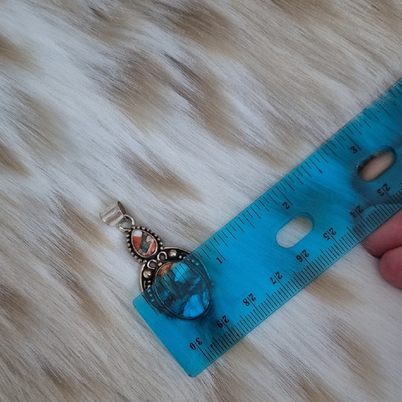 🌙Silver Spiny Oyster Necklace Pendant - Picture 5 of 5